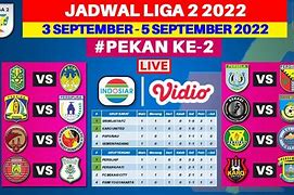 Jadwal Liga 2 2022